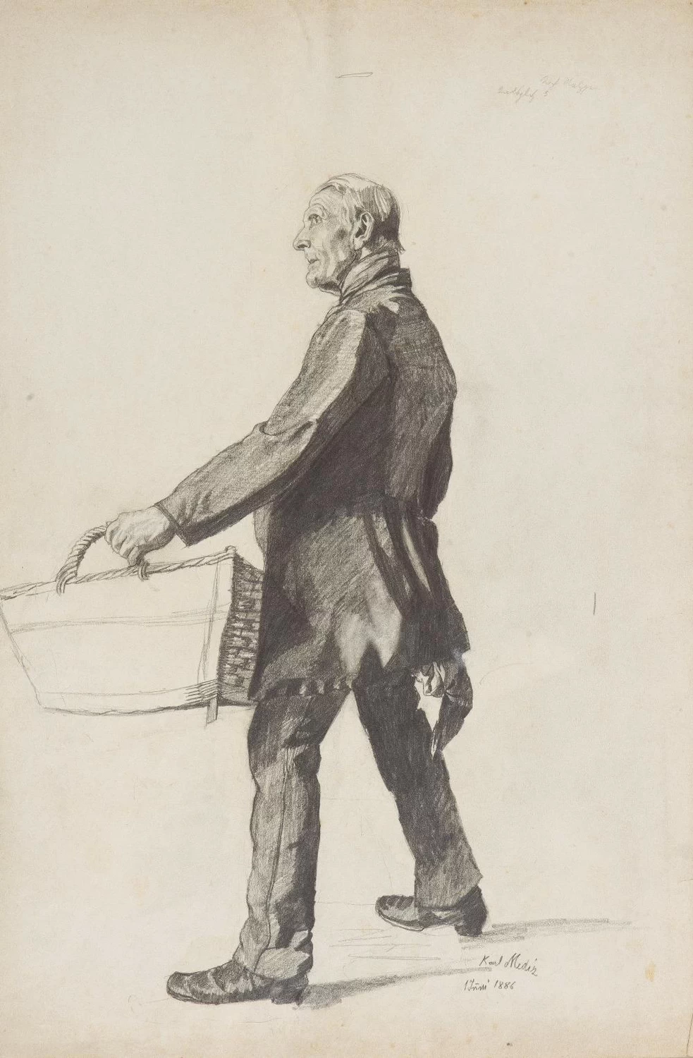 Uomo con cesta II, 1886